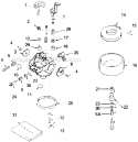 Page B Diagram and Parts List for 8966-0  Briggs and Stratton Generator